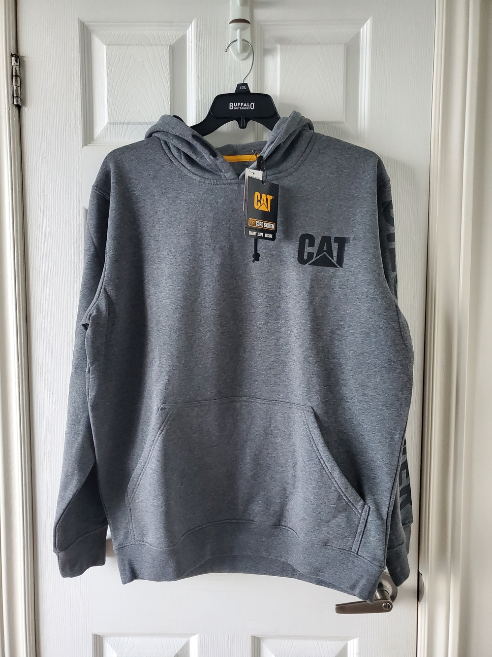 Caterpiller Men's Gray Hoodie